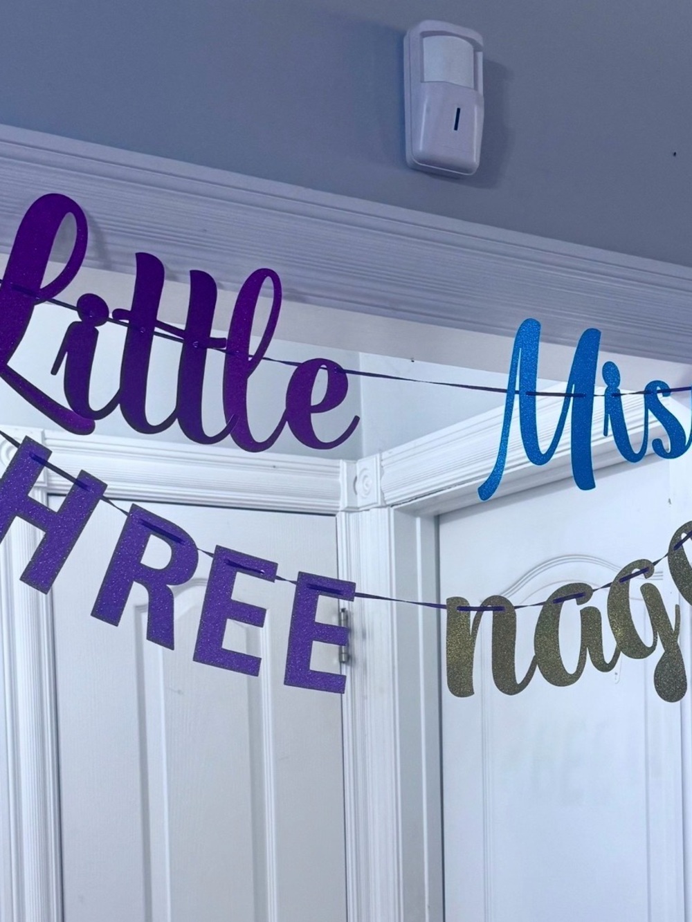 Glitter 'Little Miss Three-nager' Party Supplies